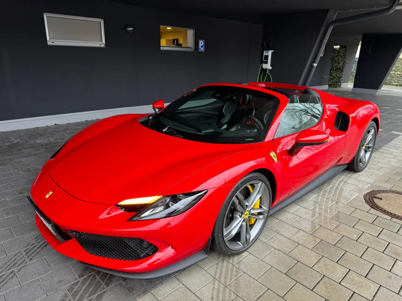 Ferrari 296 GTS Spider 2024, interior — Milan Super Car Rental, Milan. Ferrari 296 GTS Spider in Milan The Ferrari 296 GTS Spider is available to rent in Milan…