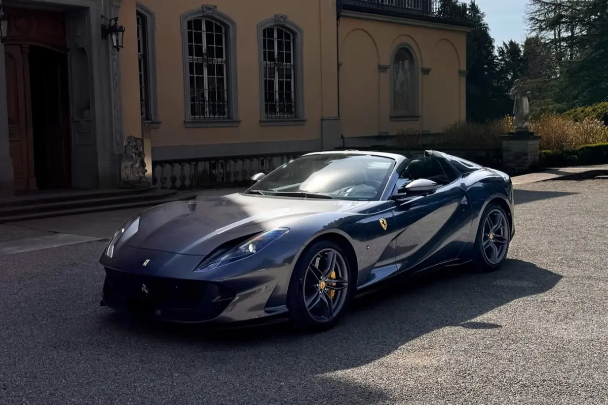 Ferrari 812 GTS 2024 — Milan Super Car Rental, Milan. Ferrari 812 GTS in Milan The 2024 Ferrari 812 GTS is available for rental in Milan as a…