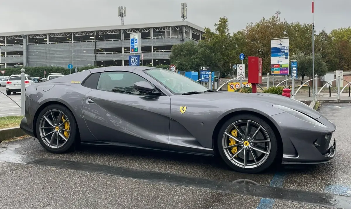 Ferrari 812 GTS 2024, rear view — Milan Super Car Rental, Milan. Ferrari 812 GTS in Milan The 2024 Ferrari 812 GTS is available for rental in Milan as a…