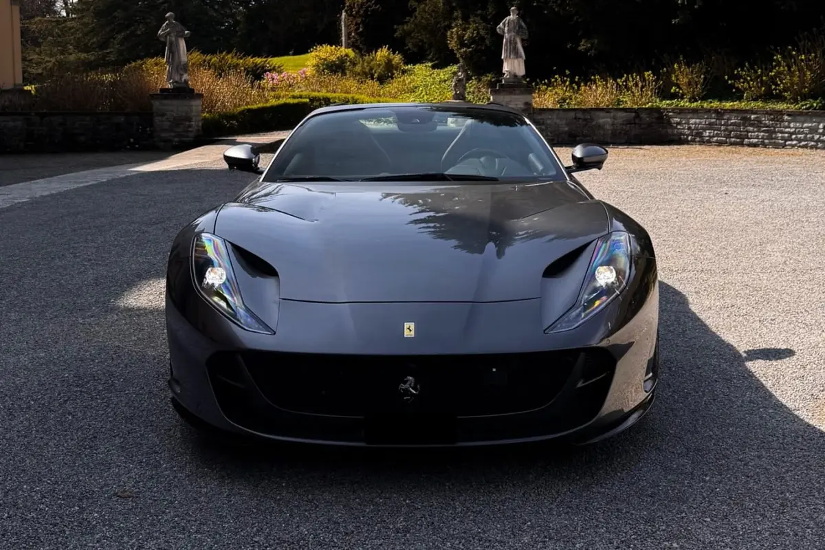 Ferrari 812 GTS 2024, interior — Milan Super Car Rental, Milan. Ferrari 812 GTS in Milan The 2024 Ferrari 812 GTS is available for rental in Milan as a…