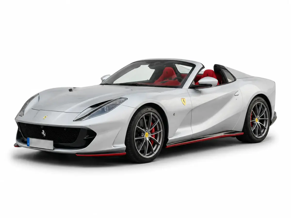 Ferrari 812 GTS 2024, exterior — Milan Super Car Rental, Milán. Ferrari 812 GTS en Milán El Ferrari 812 GTS 2024 está disponible para alquiler en Milán…