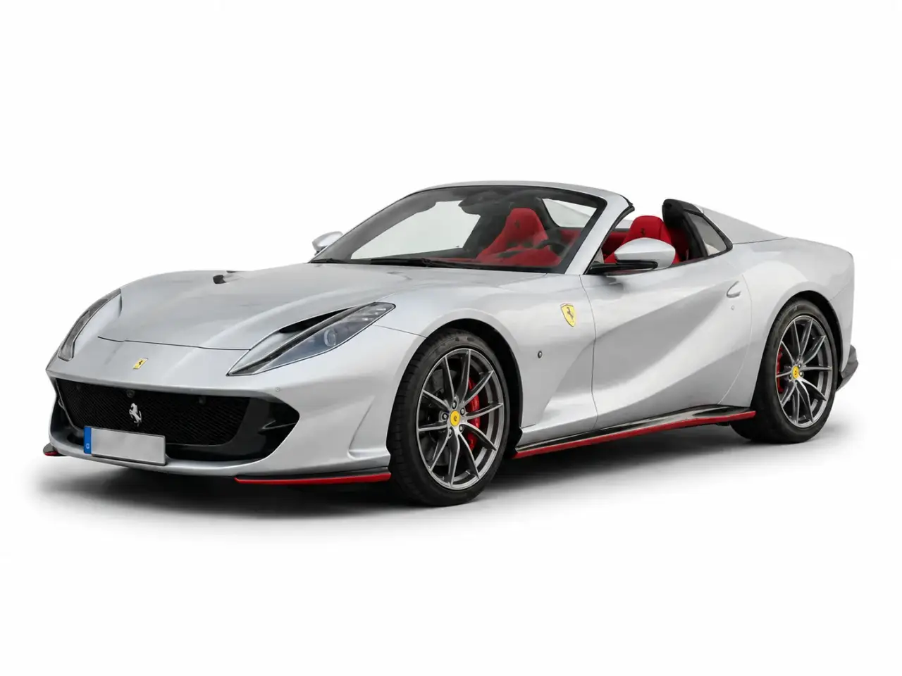 Ferrari 812 GTS 2024, exterior — Milan Super Car Rental, Milán. Ferrari 812 GTS en Milán El Ferrari 812 GTS 2024 está disponible para alquiler en Milán…