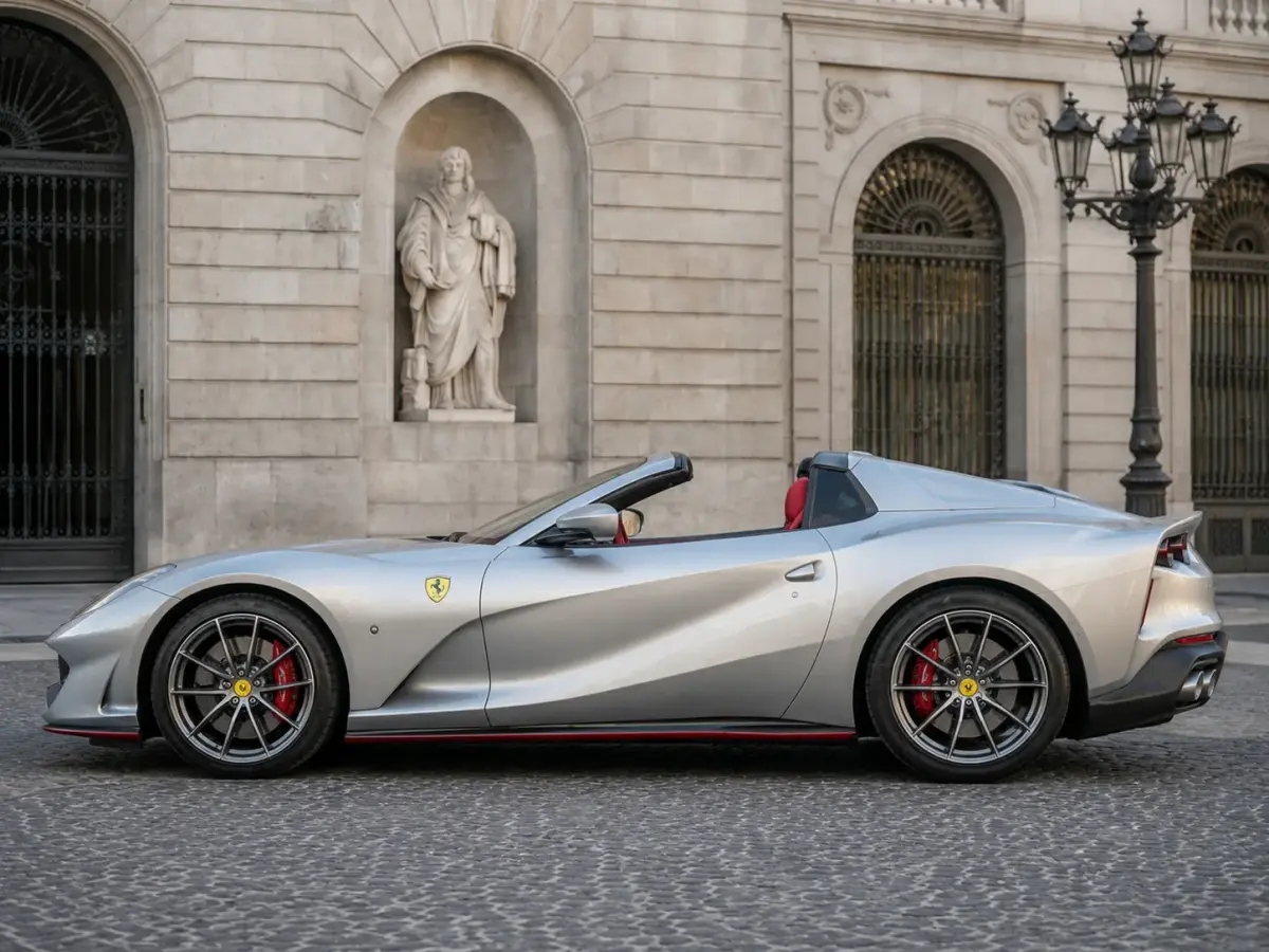 Ferrari 812 GTS 2024, dashboard — Milan Super Car Rental, Milan. Ferrari 812 GTS in Milan The 2024 Ferrari 812 GTS is available for rental in Milan as a…