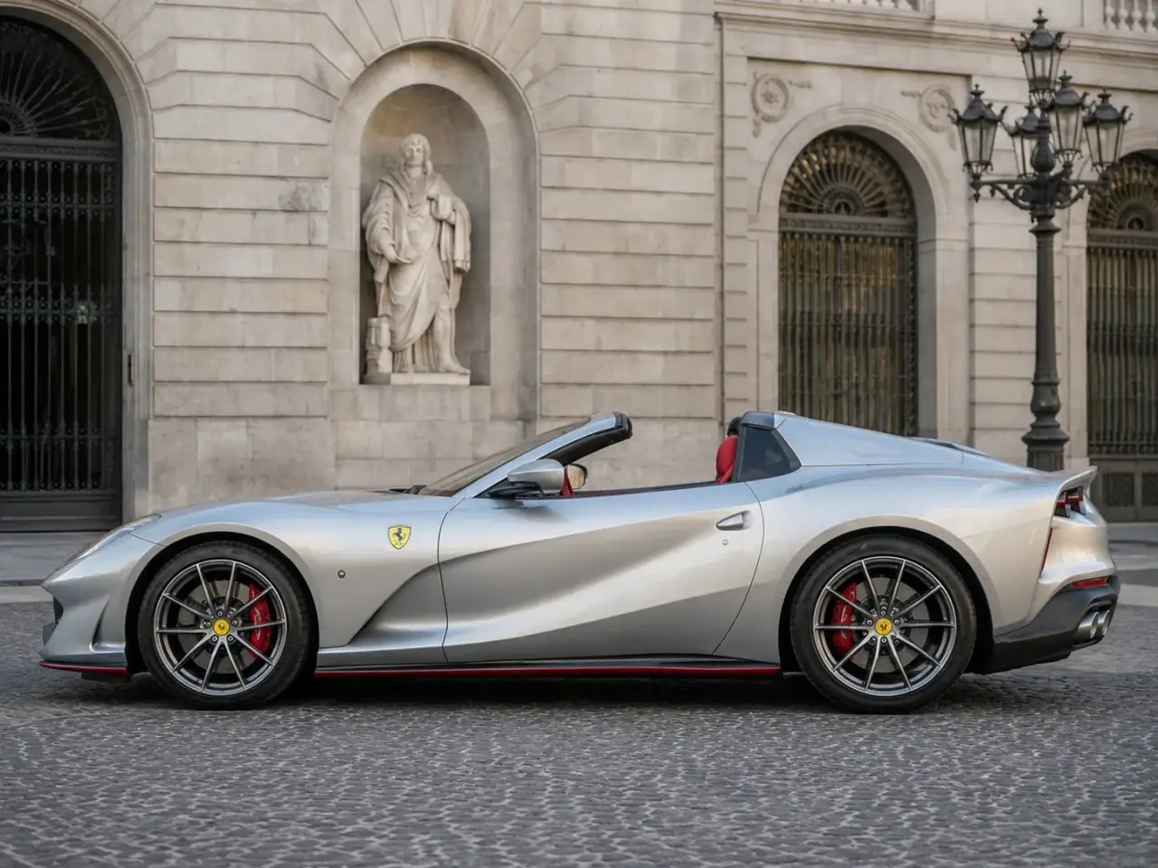 Ferrari 812 GTS 2024, dashboard — Milan Super Car Rental, Milan. Ferrari 812 GTS in Milan The 2024 Ferrari 812 GTS is available for rental in Milan as a…