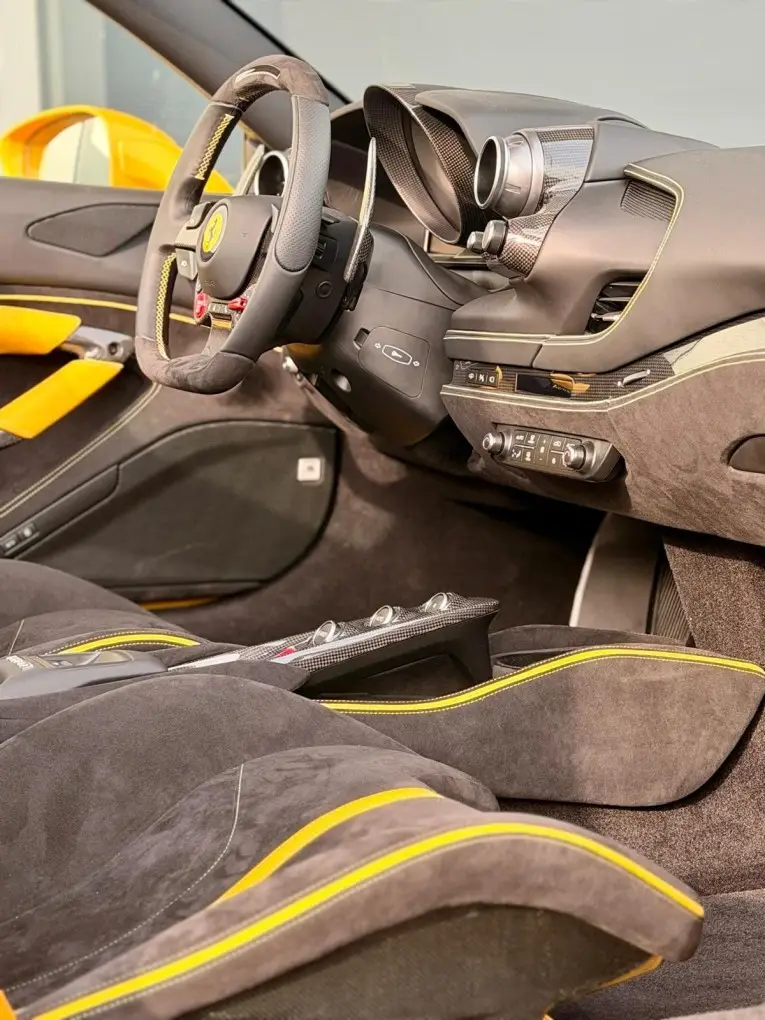 Ferrari F8 SPIDER 2023, dashboard — Milan Super Car Rental, Milan. Ferrari F8 SPIDER in Milan The Ferrari F8 SPIDER 2023 is available for rental in Milan,…